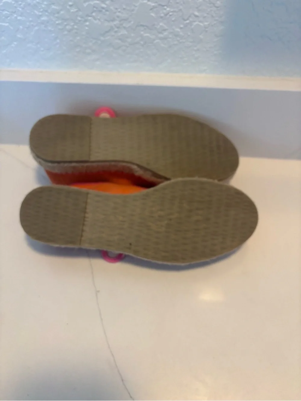 Free People Surfside Mary Jane Espadrille Orange Crush